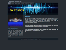 Tablet Screenshot of ldnstudios.com